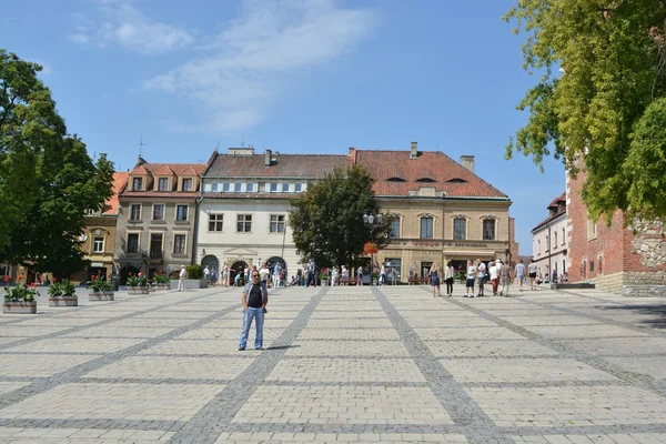 Widok miasta Sandomierz — Zdjęcie stockowe