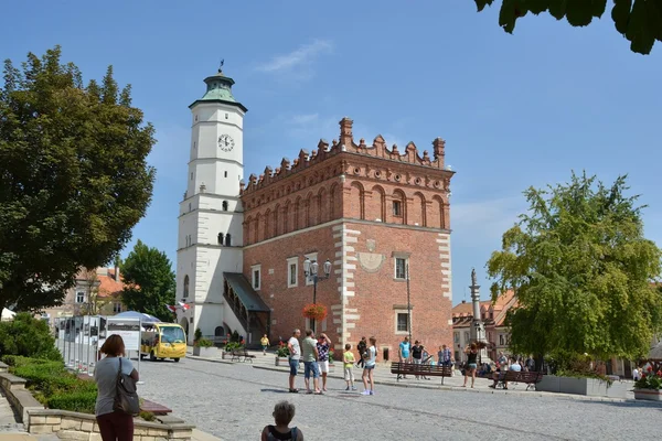 Θέα στην πόλη της Sandomierz — Φωτογραφία Αρχείου