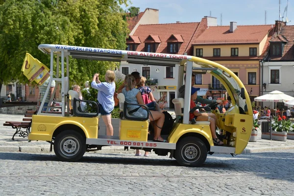 Sandomierz Stadtansicht — Stockfoto