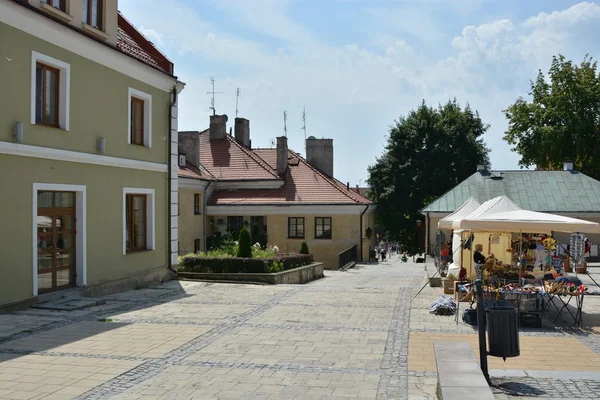 Widok miasta Sandomierz — Zdjęcie stockowe