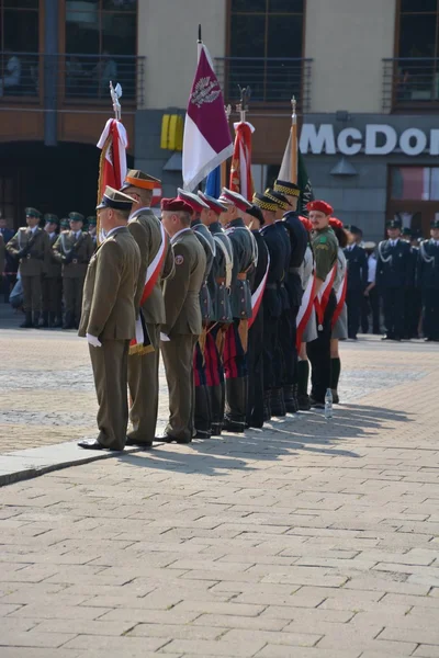 Polska armén dag — Stockfoto