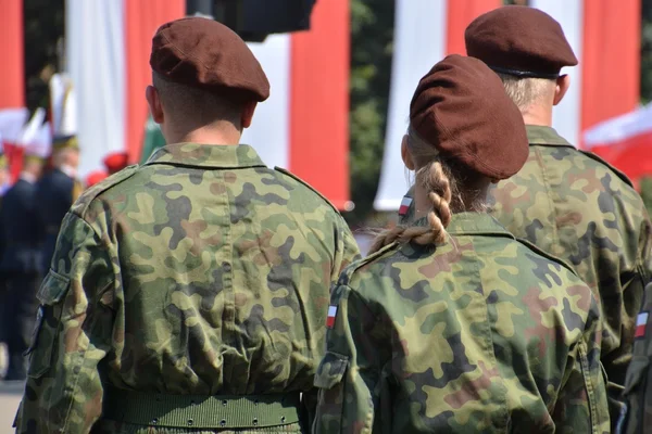 Dia polonês do exército — Fotografia de Stock