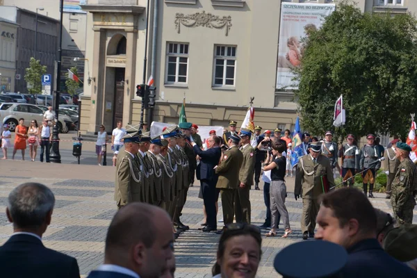 Polska armén dag — Stockfoto