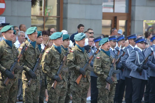 Polska armén dag — Stockfoto