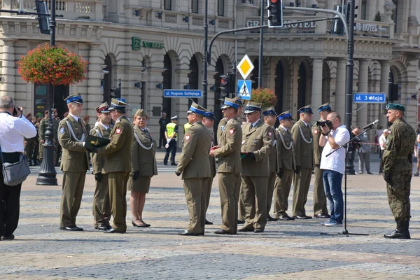 Polska armén dag — Stockfoto