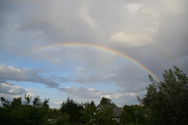 Doppelter Regenbogen — Stockfoto