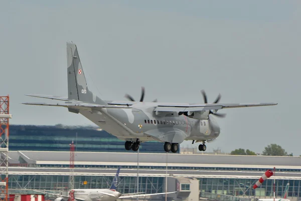 Poolse luchtmacht vliegtuig — Stockfoto