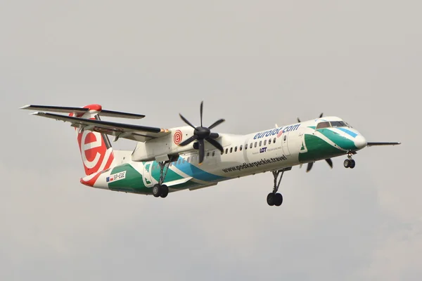 Eurolot Flugzeug in Sonderlackierung — Stockfoto