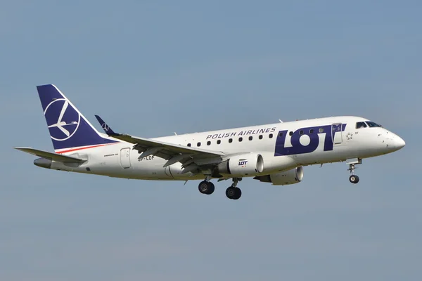 Lot Polish Airlines avión — Foto de Stock