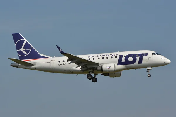 Lot Polish Airlines avión — Foto de Stock