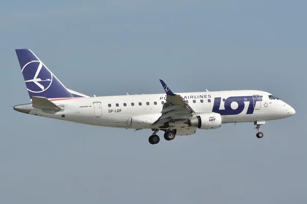 Lot Polish Airlines avión — Foto de Stock