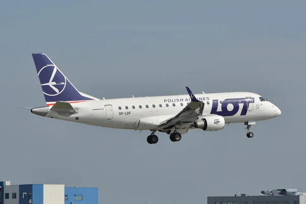 Lot Polish Airlines avión — Foto de Stock