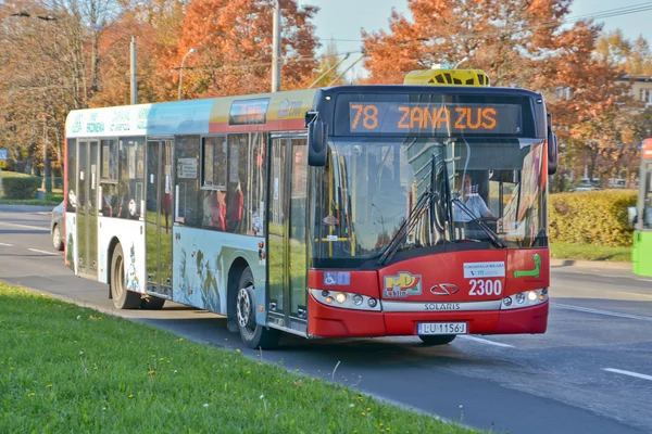 Ztm автобуса в Любліні — стокове фото