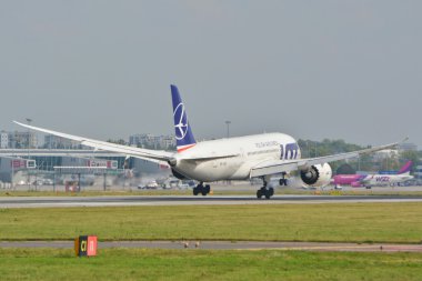 Boeing 787 Dreamliner uçak görünümü