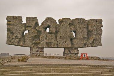 Majdanek binalar görünümü