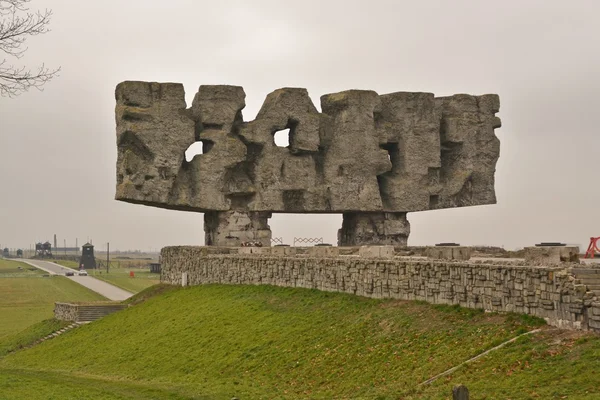 Majdanek buildings view — Stock Photo, Image