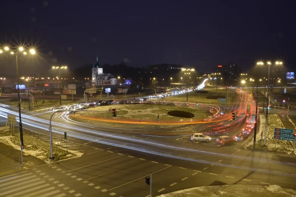 Lublin vista de inverno — Fotografia de Stock