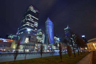 Varşova şehir merkezinin görünümü