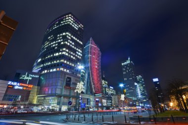 Varşova şehir merkezinin görünümü