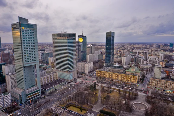 Warsaw downtown view — Stock Photo, Image