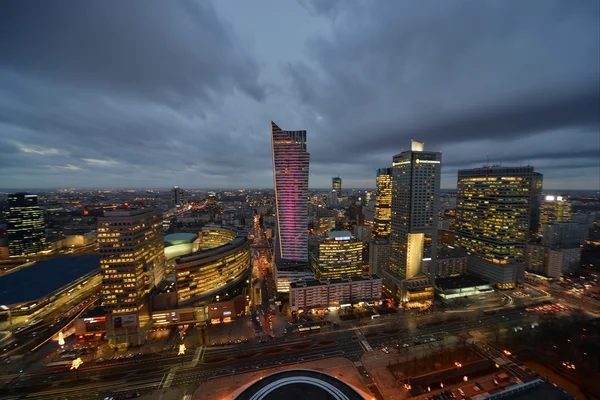 Warsaw downtown view — Stock Photo, Image