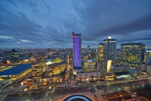 Warsaw downtown view — Stock Photo, Image