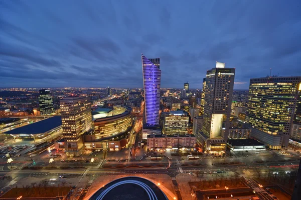 Warsaw downtown view — Stock Photo, Image