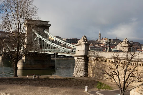 Budapeşte 'deki Zincir Köprüsü