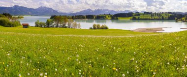 Bavyera 'daki panorama manzarası