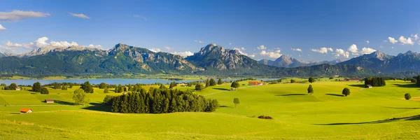 Πανόραμα τοπίο στη Βαυαρία — Φωτογραφία Αρχείου