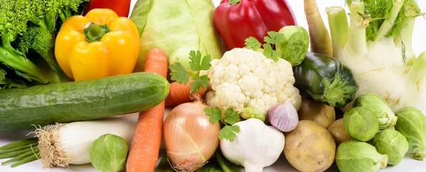 Alimentos vegetais do mercado — Fotografia de Stock