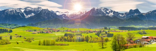 Beautiful Panoramic Landscape Bavaria Germany — Stock Photo, Image