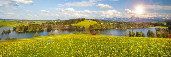 德国巴伐利亚美丽的全景景观 — 图库照片