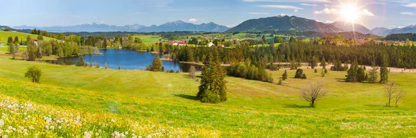 Bela Paisagem Panorâmica Baviera Alemanha — Fotografia de Stock