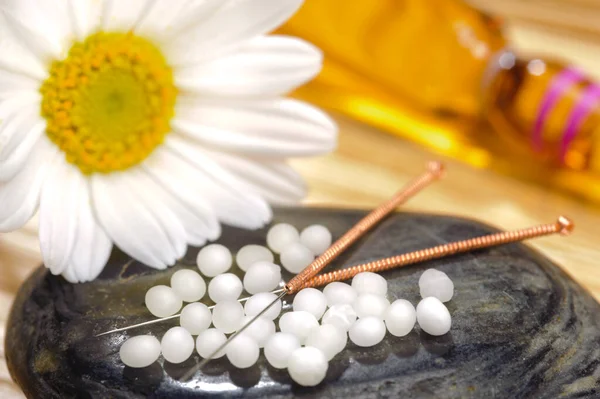 Alternative Medicine Acupuncture Herbal Pills — Stock Photo, Image