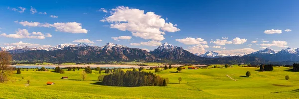 Chaîne Montagnes Panoramique Bavière Allemagne — Photo