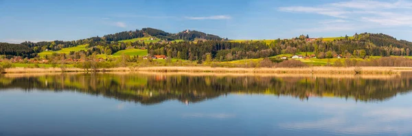 Almanya Bavyera Daki Panoramik Dağ Sırası — Stok fotoğraf