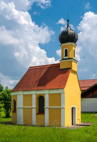 Romantická Kaple Bavorsku Německo — Stock fotografie