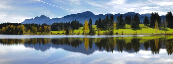 Paisagem panorâmica na Baviera — Fotografia de Stock