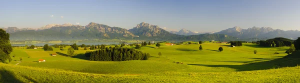 Paisaje panorámico en Baviera — Foto de Stock