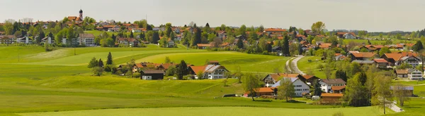 Krajobraz panoramiczny w Bawarii — Zdjęcie stockowe