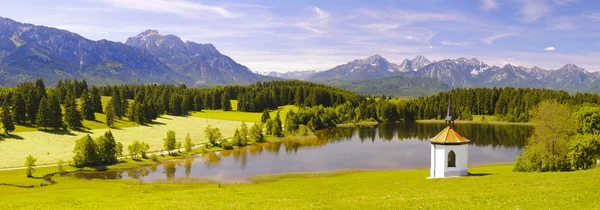 Paisagem panorâmica na Baviera — Fotografia de Stock