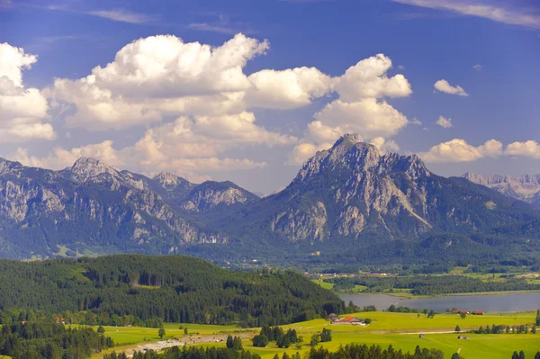 Bavyera 'daki panorama manzarası — Stok fotoğraf