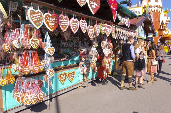 Oktoberfest v Mnichově — Stock fotografie