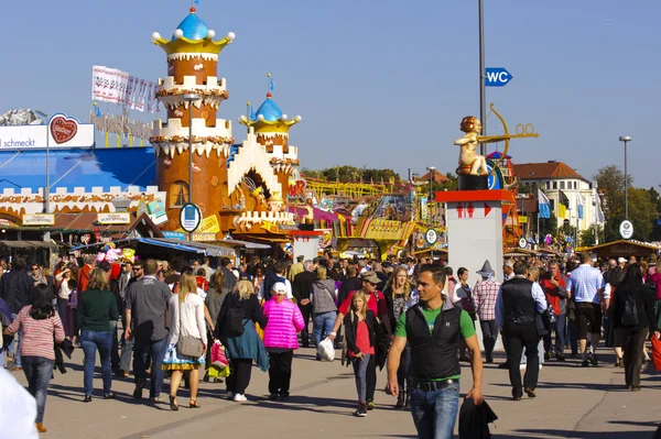 Oktoberfest in München Rechtenvrije Stockfoto's