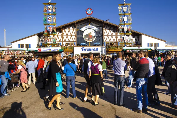 Oktoberfest in München Rechtenvrije Stockfoto's