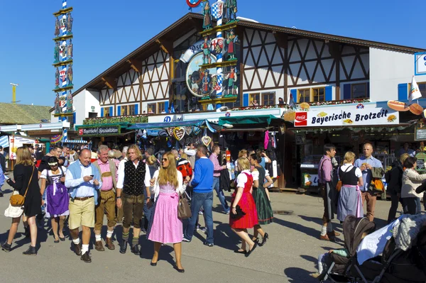 Oktoberfest in München Stockafbeelding