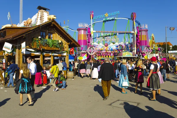 Oktoberfest in München Rechtenvrije Stockafbeeldingen