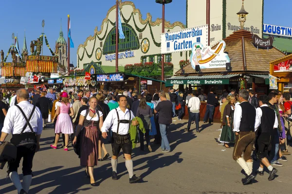 Oktoberfest in München Stockfoto