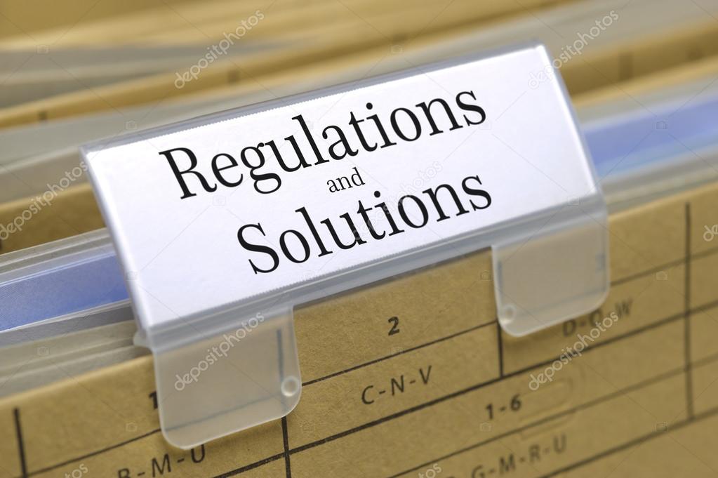 Regulations and solutions